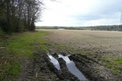 Footpath south from Appspond Lane (attribution Jonathan Billinger)